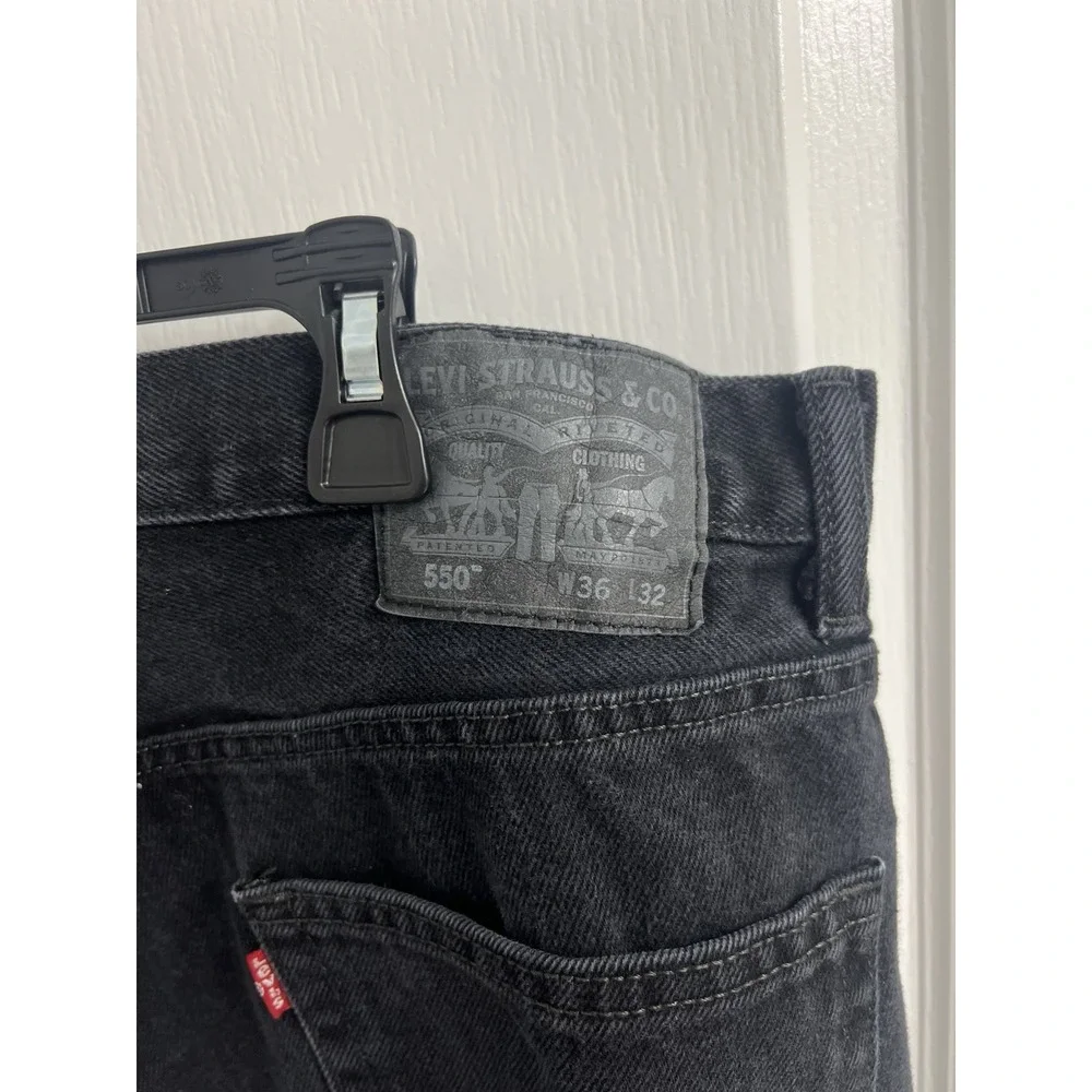 Vintage 1980's-2002 Black Men's Levi's Jeans 550 W36XL32